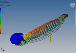 Leaf Spring (or Laminated Spring) complete with FEA analysis