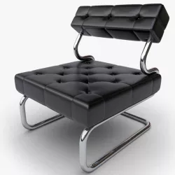 Leather Chair 3D model