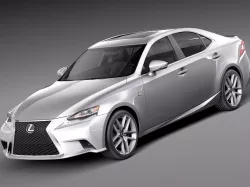 Lexus IS - 2014 3D model