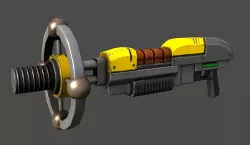 Lightning Gun Low-poly  3D model