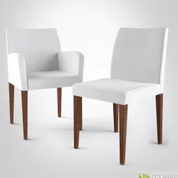 Liz Chair by Poltrona Frau 3D model
