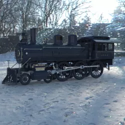Locomotive 382 obj 3D model
