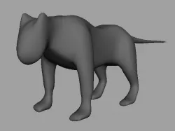 Low Poly Panther AAA Low-poly  3D model