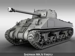 M4 Sherman Firefly VC 3D model
