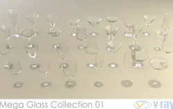 Mega Glass Collection 01 3D model