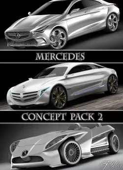 Mercedes Concept pack 2 3D model