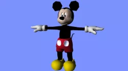 Mickey Mouse AAA Low-poly  3D model