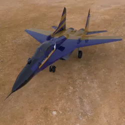 MIG 29 A Studio Max obj 3D model