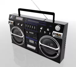 Naone Blaster TRC 931 Boom Box Low-poly  3D model