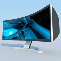 NEC CRV43 LCD Display MAX 2011 3D model