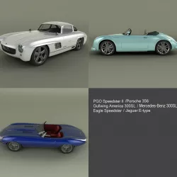 Neo Classic Cars 3D model