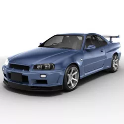 Nissan Skyline 3D model
