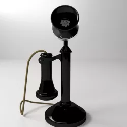 Old Telephone 3D model