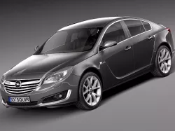 Opel Insignia sedan 2014 3D model