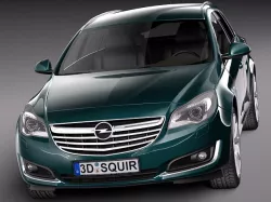Opel Insignia sports tourer 2014 3D model