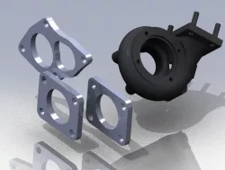 Outlet flange 