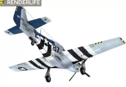 P-51-D Mustang 3D model