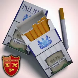 Pall Mall cigarette pack 3D model