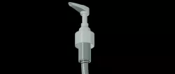 Partial soap bottle