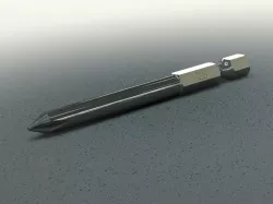 Phillips cross-head screwdriver PH2 bit