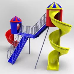Playground Studio Max obj 3D model