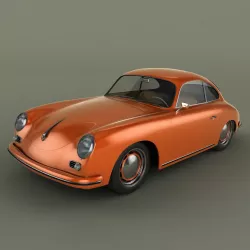 Porsche 356 3D model
