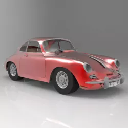 Porsche 356 3D model