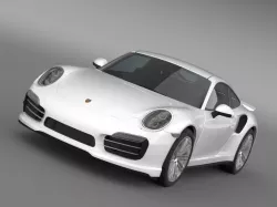 Porsche 911 Turbo 2013 3D model