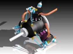 Radial Nitro Engine