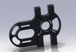 RC brushless motor mount