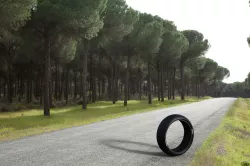 Rear motorcycle tyre