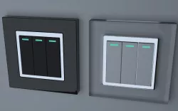 Retrotouch RTS2005 Mechanical Light Switch 3 gang 3D model