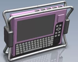 Rugged Military Tablet with Detachable Hard Disk Drive (concept)