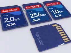 SD Card 3D model