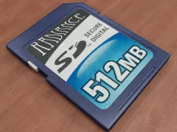 SD Card 3D model