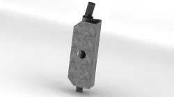 Sheet metal box hinge