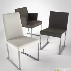 Solo Chair by Antonio Citterio 3D model