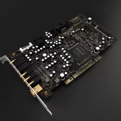 Sound Card 3D model