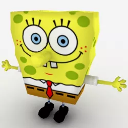 Spongebob SquarePants Low-poly  3D model
