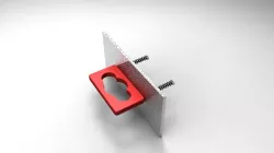 Spring loaded pull handle
