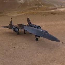 SR-71 Spyplane in 3ds and obj formats 3D model