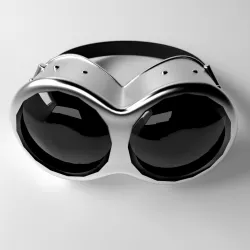 Steampunk Goggles 3D model