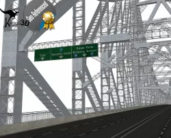 Story Bridge Low-poly  3D model