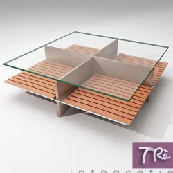 TABLE LIVING ROOM COFFE 3D model