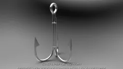 Three hook, fishing hook