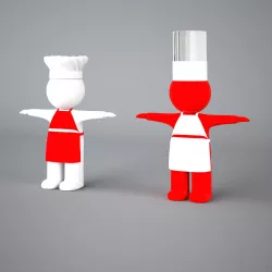 TIM TOM CHARACTERS MAX 2011 3D model