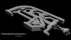 Tomahawk Hammer 3D model