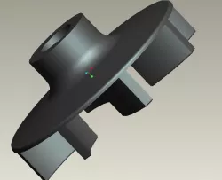Toy car fly wheel