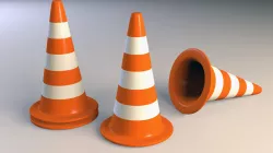 Traffic Cone 3D model