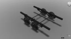 Trailer axle for Tikitrailer